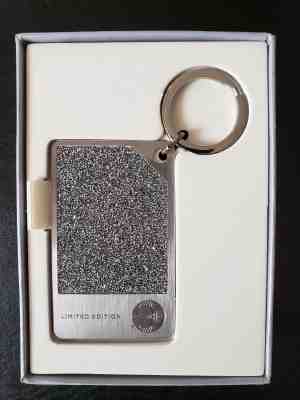Starbucks 2015 Limited Edition Silver Crystal Gift Card Key chain - Zero Balance - Sold on eBay Nov, 18th 2018 for $249.99