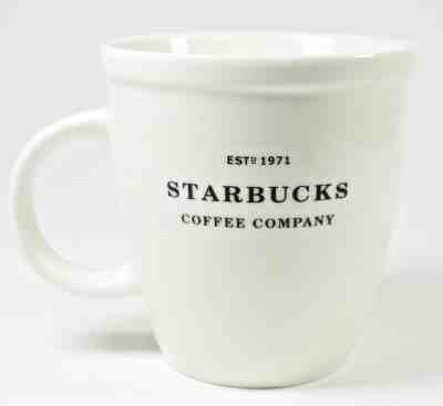 2006 Starbucks Barista Coffee Company Mug "Est 1971" Whit 18 oz Cup - Sold on eBay Sep, 17th 2018 for $8.42