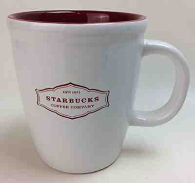 2006 Starbucks Est 1971 Coffee Tea Mug Cup Red White 13 oz - Sold on eBay Sep, 15th 2018 for $9.58