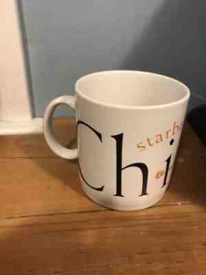 STARBUCK’S Vintage 1994 CHICAGO Watertower City Collector’s Mug 20 oz. - Sold on eBay Nov, 24th 2018 for $11.22