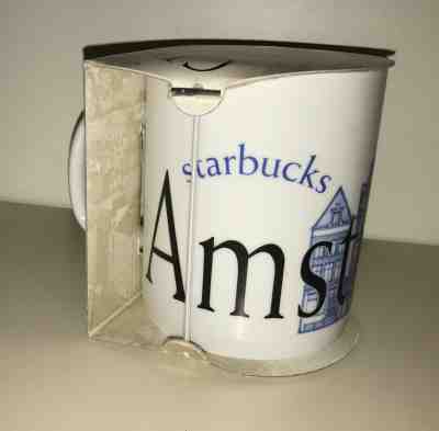 New in Pkg 2002 Starbucks AMSTERDAM Ceramic 16 Oz Mug  - City Series Retired - Sold on eBay Nov, 24th 2018 for $19.00