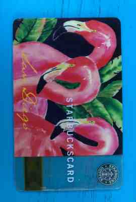 RARE 2003 FLAMINGO SAN DIEGO Starbucks Card - Used - READ DETAILS - Sold on eBay Oct, 6th 2018 for $125.00