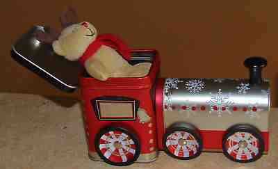 Starbucks Kids Holiday Tin Train with Surprise Miniature Bearista Reindeer 2003 - Sold on eBay Oct, 4th 2018 for $10.00