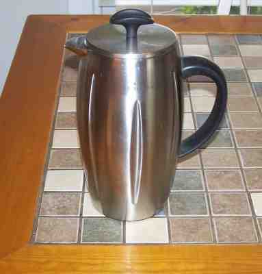 Starbucks Barista Stainless Steel 32oz Insulated French Press Coffee Pot 2003 - Sold on eBay Oct, 3rd 2018 for $15.50