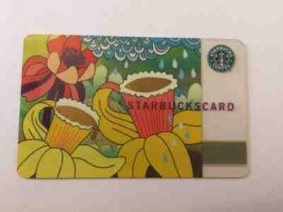 STARBUCKS  - SPRING COFFEE TULIPS - Gift Card Collectible 2004! Pin intact. - Sold on eBay Nov, 24th 2018 for $3.00