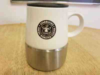 Starbucks 2004 Stainless Steel Urban Desk Mug With Original Mermaid Logo, 14 oz. - Sold on eBay Nov, 24th 2018 for $29.99