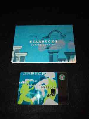 Starbucks Greece card + sleeve RARE 2004 Olympics! - Sold on eBay Nov, 10th 2018 for $11.99