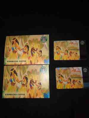 2 x Starbucks card Hawaii 2004 LOT + sleeve Retired Pin fully intact! - Sold on eBay Nov, 10th 2018 for $18.99