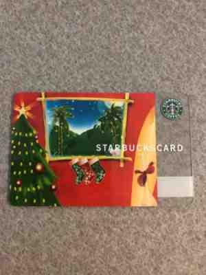 Starbucks Card  Hawaiian Christmas Mele Kalikimaka 2005 Super Rare! - Sold on eBay Nov, 9th 2018 for $46.00