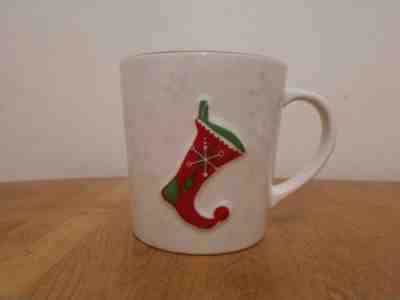 Starbucks 17 Oz Mug Coffee Tea Cup 2006 Holiday Christmas Stocking Snowflakes - Sold on eBay Nov, 23rd 2018 for $3.24