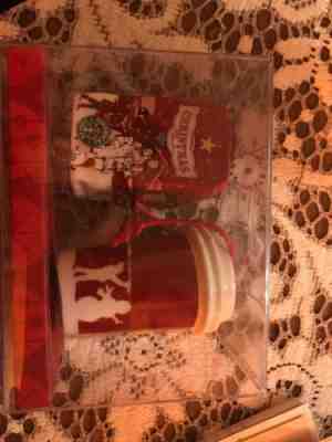 2007 STARBUCKS CHRISTMAS BLEND COFFEE BAG AND  To Go CUP ORNAMENT SET - Sold on eBay Nov, 23rd 2018 for $8.50