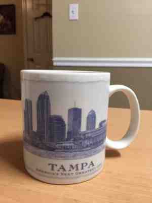 Starbucks City Mug Tampa FL Architecture Series 18 oz Coffee Tea Cup 2008 - Sold on eBay Nov, 22nd 2018 for $15.00