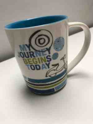 Starbucks 2008 Journey Begins Today Vespa Scooter Coffee/Tea Mug/Cup 14 oz - Sold on eBay Nov, 7th 2018 for $17.99