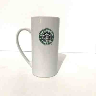 Starbucks Mug 14 Oz 2008 Tall Skinny Ceramic Coffee Cup Pre-Owned - Sold on eBay Nov, 4th 2018 for $6.00