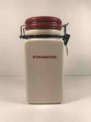 Starbucks Coffee Canister Winter Red With Snowflake 27oz 2008 - Sold on eBay Nov, 4th 2018 for $10.00