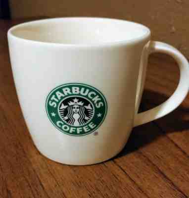 Starbucks Coffee Mug 2008 Bone China Original White With Greeen Mermaid 12 oz - Sold on eBay Nov, 4th 2018 for $4.99