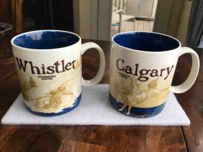Starbucks CALGARY & WHISTLER Mugs *RARE* - Sold on eBay Nov, 24th 2018 for $150.00
