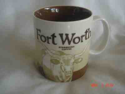 MINT 2009 STARBUCKS FORT WORTH Texas Long Horn Steer COLLECTOR SERIES MUG 16 oz  - Sold on eBay Nov, 23rd 2018 for $44.99