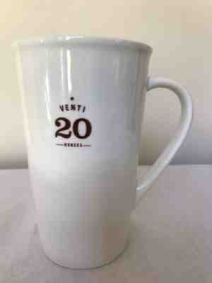 Starbucks Venti 20 Oz Coffee Cup Ceramic Mug, Brown Imprint. 2010 - Sold on eBay Nov, 24th 2018 for $14.00