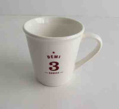 STARBUCKS ~ DEMI 3 OUNCES ESPRESSO CERAMIC COFFEE CUP - EST. 1971 2010 - NEW - Sold on eBay Nov, 13th 2018 for $10.00