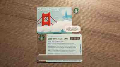 Starbucks SAN FRANCISCO SF 2011 gift card collectible NO VALUE - Sold on eBay Nov, 24th 2018 for $16.00
