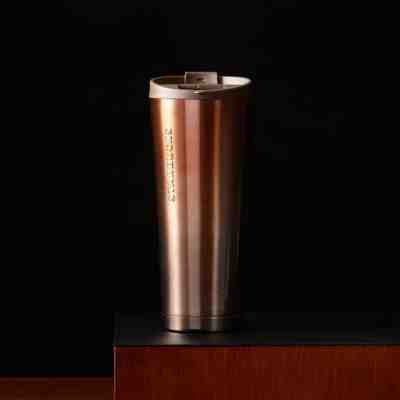 NWOT Starbucks 2011 Copper Gradient Stainless Steel Tumbler  - Sold on eBay Nov, 24th 2018 for $30.00
