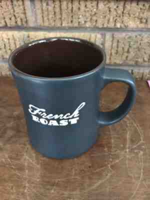 2011 STARBUCKS FRENCH ROAST MATTE BLACK EXTERIOR 16OZ COFFEE MUG CUP  - Sold on eBay Nov, 24th 2018 for $16.99