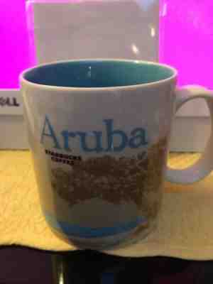 Starbucks ARUBA - YOU ARE HERE Collection 2011 14 oz Coffee Mug Cup - Sold on eBay Nov, 24th 2018 for $11.20