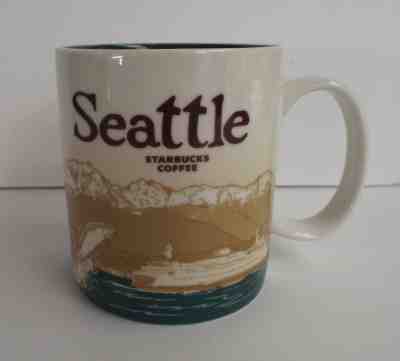 Starbucks Seattle Coffee Mug 2011 Global Icon City Collection - Sold on eBay Nov, 23rd 2018 for $24.99