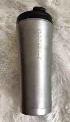 Starbucks Raw Unpolished Silver Stainless Steel Travel Tumbler 16 Oz. 2011 NWT - Sold on eBay Nov, 22nd 2018 for $21.00