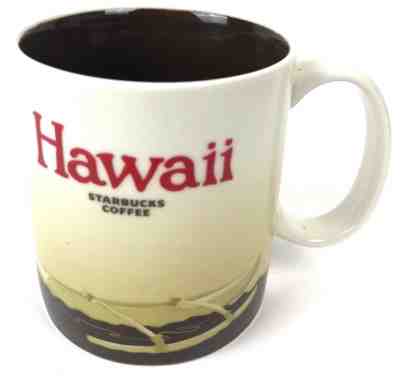 STARBUCKS 2011 COLLECTOR SERIES - 'HAWAII' (16-OZ) MUG - Sold on eBay Nov, 10th 2018 for $22.00