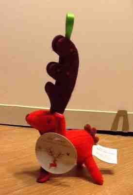 2011 Starbucks Coffee Red Felt Reindeer Plush Christmas Ornament Collection NWT - Sold on eBay Nov, 10th 2018 for $11.99