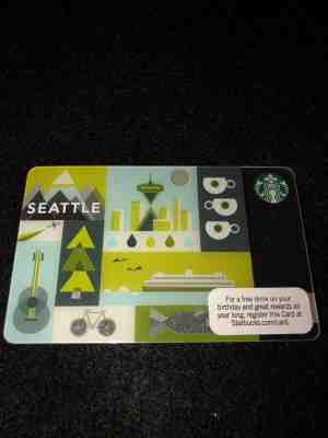 Starbucks card Seattle 2011. Rare. NEW! - Sold on eBay Nov, 10th 2018 for $11.99