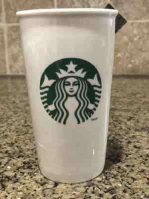 2011 Ceramic Starbucks Travel Mug - Sold on eBay Nov, 9th 2018 for $3.80
