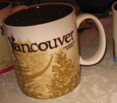 Starbucks Vancouver Icon City Mug Collectors Series 2011 Edition Coffee Cup 16oz - Sold on eBay Nov, 7th 2018 for $15.00
