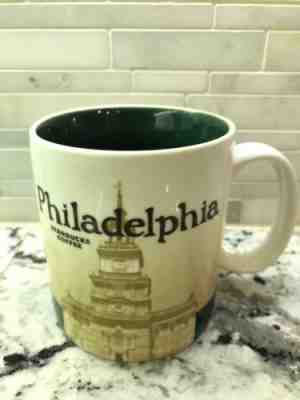 Starbucks Coffee Philadelphia City Mug Cup 2011 Global Icon Independence Hall - Sold on eBay Nov, 6th 2018 for $29.60