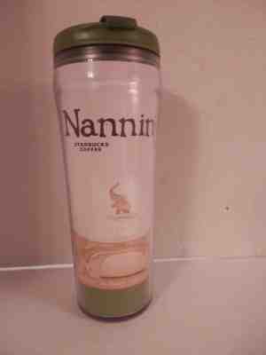 Starbucks 2011 Nanning Insulated Travel Coffee Mug/Cup With Lid NWOT Green White - Sold on eBay Nov, 6th 2018 for $13.99