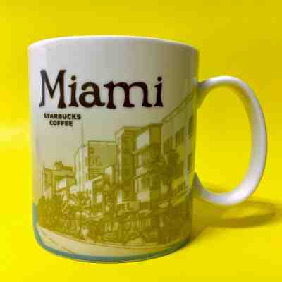 Starbucks Global Icon Miami Florida Collectible Coffee Mug Beach City 2011 - Sold on eBay Nov, 5th 2018 for $24.99