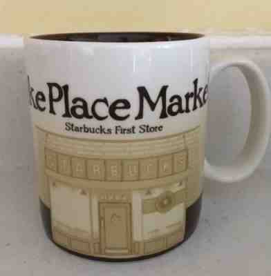 STARBUCKS Mug Pikes Place Market City Icon Collector Series Topless Mermaid 2012 - Sold on eBay Nov, 24th 2018 for $29.99