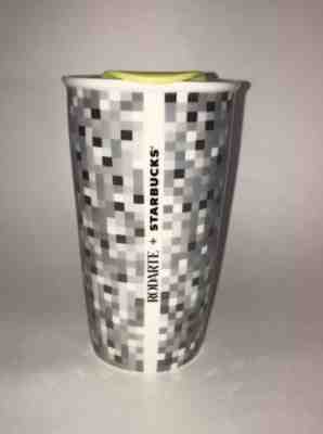 Starbucks 2012 Rodarte Ceramic Pixel Tall Travel Mug Double Wall 12 oz.  - Sold on eBay Nov, 24th 2018 for $15.00