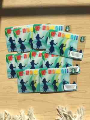 Lot 10 Starbucks Hawaii USA City Gift Card 2012 Collectible Rare! - Sold on eBay Nov, 24th 2018 for $9.99