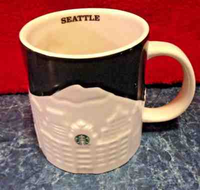 Starbucks Seattle Relief Coffee Cup Mug 16 oz. Skyline 2012 Collector Series - Sold on eBay Nov, 22nd 2018 for $12.50