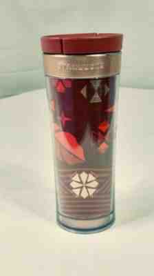 Starbucks 2013 Bella Holiday Red Gold Christmas Travel Tumbler Stainless Band  - Sold on eBay Nov, 11th 2018 for $7.00