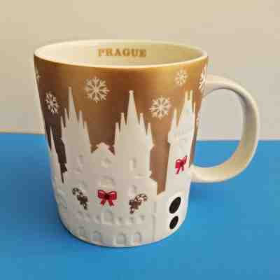 Starbucks NWT Prague Christmas GOLD Xmas 2014 Relief series Mug Original MINT - Sold on eBay Nov, 24th 2018 for $58.49