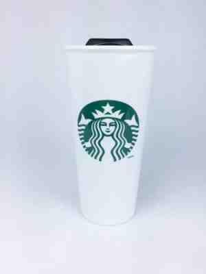 Starbucks 2014 Logo Double Wall Ceramic Travel Mug 16 oz - Sold on eBay Nov, 23rd 2018 for $6.97