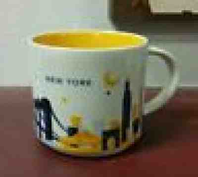 Starbucks New York City NYC "You Are Here" Collection Coffee Cup Mug 14 Oz  2014 - Sold on eBay Nov, 23rd 2018 for $22.49