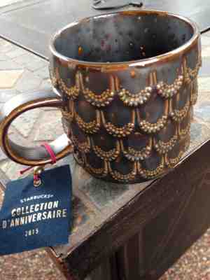 Starbucks 2015 Mermaid Scale Anniversary Coffee Mug 10 Fl. Oz. - Sold on eBay Nov, 24th 2018 for $19.99