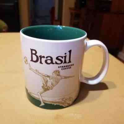Starbucks Global Idol 2015 Brasil Brazil Soccer Mug Rare Soccer Futbol 16oz  - Sold on eBay Nov, 23rd 2018 for $21.95