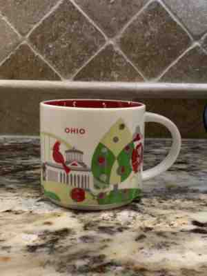Starbucks Ohio You Are Here Coffee Mug Cup 14 oz YAH Collection 2016 - Sold on eBay Nov, 23rd 2018 for $13.00