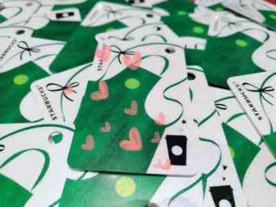 New Starbucks China 2017 Star Mini Green apron Used card - Sold on eBay Nov, 24th 2018 for $5.99